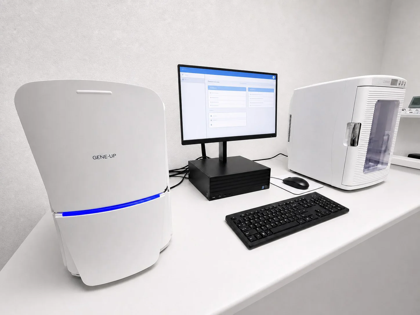 Automated real-time PCR instrument in the Vertex microbiology laboratory