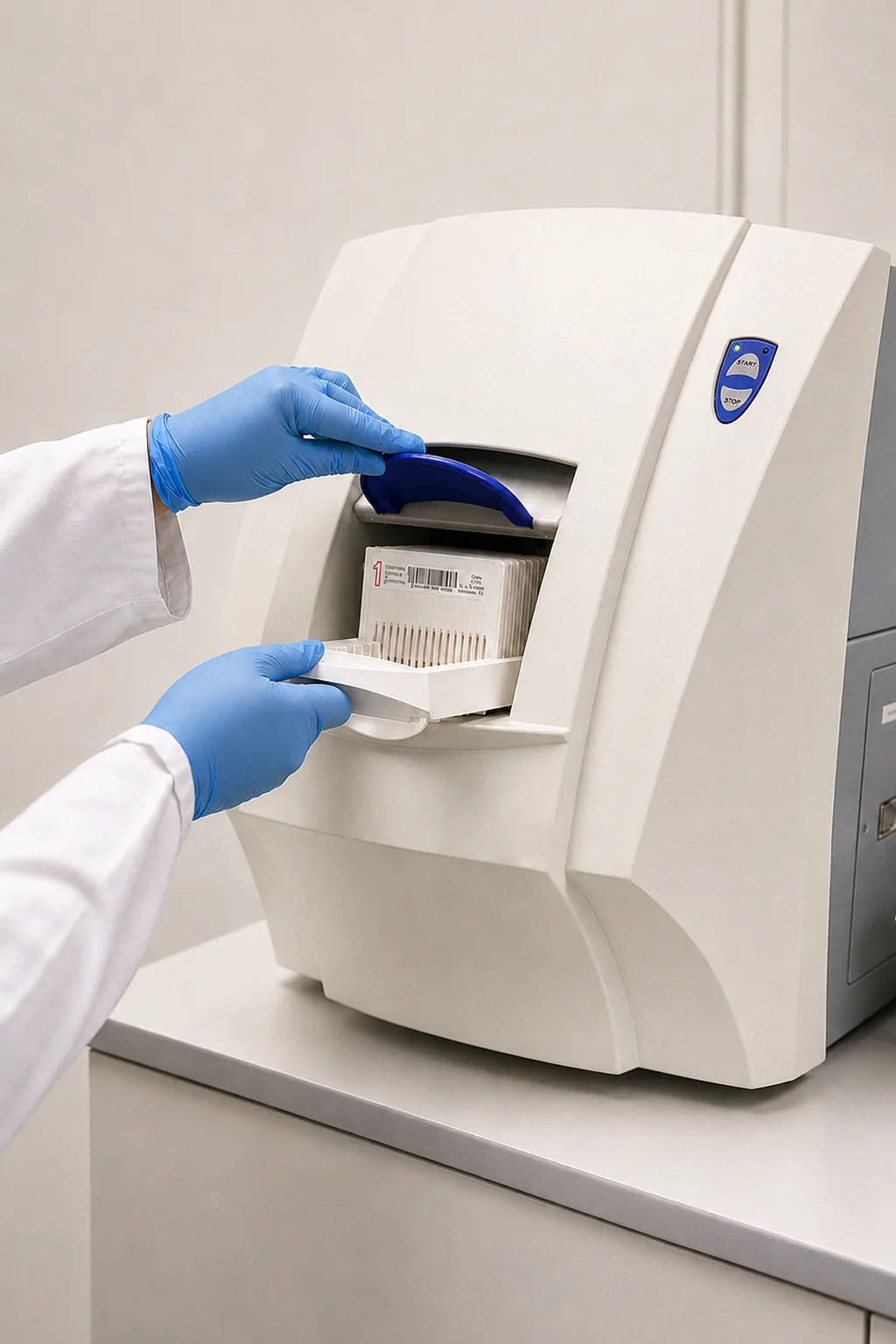 automated enumeration automated enumeration reader station at Vertex Analytical